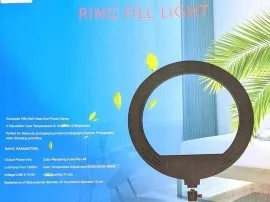 Лампа-кільце BD-330 33cm (з тримачем, без підставки) Black. Фото 7