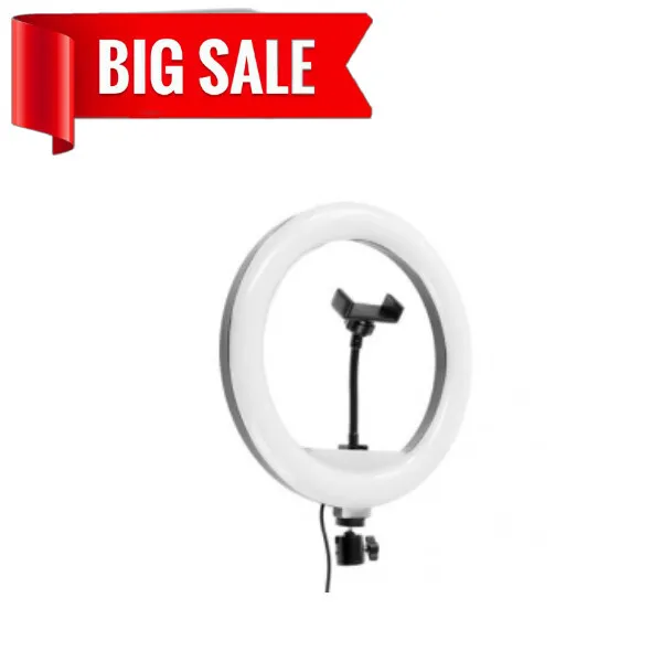 Лампа-кільце Rgb WH32 30cm (з тримачем, без підставки) Black. Фото 5