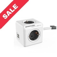 Мережевий подовжувач Power Cube НА 4 розетки + 2Usb 1,5 м