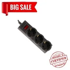 Мережевий фільтр,подовжувач LP-X3 на 3 розетки 3м Black. Фото 5