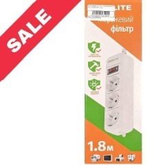 Мережевий фільтр,подовжувач Greenlite SP3 НА 3 розетки 1,8 м