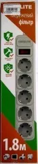 Мережевий фільтр,подовжувач Greenlite SP5 НА 5 розеток 1,8 м. Фото 14