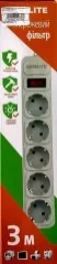 Мережевий фільтр,подовжувач Greenlite SP5 НА 5 розеток 3 м. Фото 10