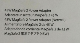 Мзп Ноут Apple 14,5V3,1A бокова. Фото 3