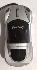 Мишка Sertec SM-2168/2165 Grey Машинка