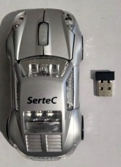 Мишка Безпровідна Машинка Grey Sertec SW-2155