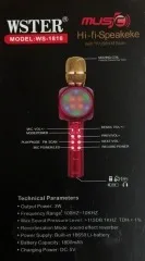 Мікрофон -колонка WS1816 Black. Фото 8