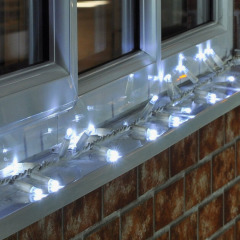 На вулицю шнурок (білий кабель) good 100 Led White  10м. Фото 2