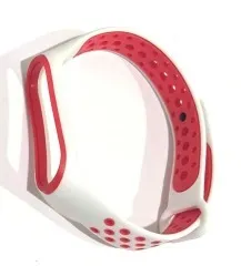 Браслет Mi Band 3/4 Sport White/Red. Фото 3