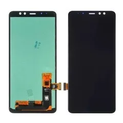 Lcd + Touchscreen Samsung A730/A8 PLUS 2018 Black Oled. Фото 3