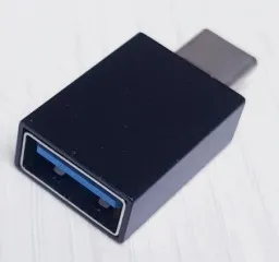 OTG Type C (без кабеля) 3.0 TU006 Black. Фото 2