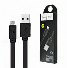 Кабель Usb Micro Hoco X5 1М Black. Фото 2