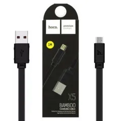 Кабель Usb Micro Hoco X5 1М Black. Фото 3