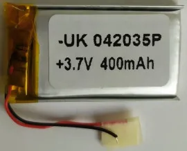 Акб 042035 (400mAh). Фото 3