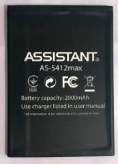 Акб 100% Original Assistant AS-5412 MaxAS-5411 Max. Фото 2