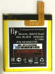 Акб 100% Original Fly BL3810 (IQ4415)