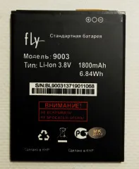 Акб 100% Original Fly BL9003 (FS452). Фото 2