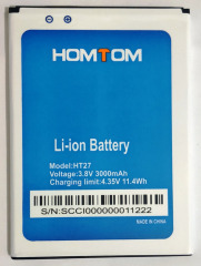 Акб 100% Original Homtom HT27/ ERGO A555