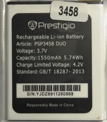 Акб 100% Original Prestigio PSP3458/PSP3459/PSP3468. Фото 2