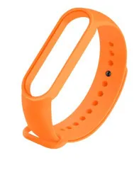 Браслет силіконовий Mi Band 5/6/7 Orange. Фото 2