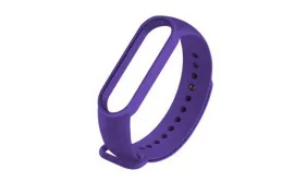Браслет силіконовий Mi Band 5/6/7 Violet. Фото 2
