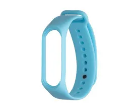 Браслет силіконовий Mi Band 5/6/7 Light Blue. Фото 2