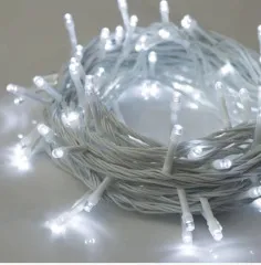 Гірлянди діодні 200 діодів на білому кабелі White 9.5м. Фото 2