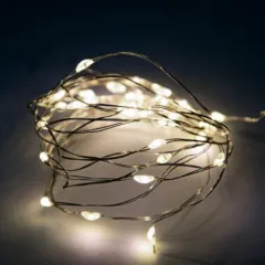 Гірлянди на батарейку + usb нитка 30 діодів 3м White. Фото 5