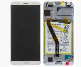 Lcd + Touchscreen Huawei Y6 2018/Y6 Prime 2018/Honor 7A Pro White з рамкою. Фото 2