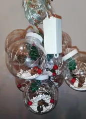 Дощик + великі шаріки ялинка Color  3м. Фото 3