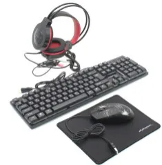 Ігровий набір Cyberpunk CP-009 4in1 (клавіатура, мишка, навушники, коврик). Фото 2