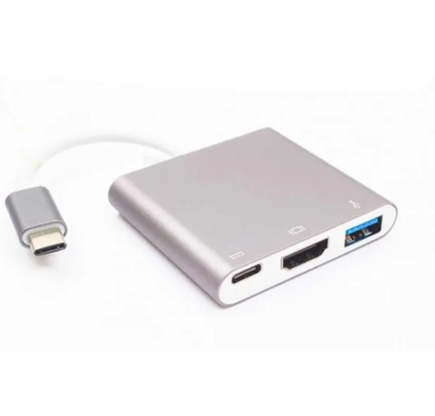 Usb Hub LZ-04V (Type C to USB3.0+Hdmi+Type C). Фото 2