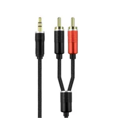 Кабель 3,5 - 2 тюльпан 1,5м KY-180. Фото 4