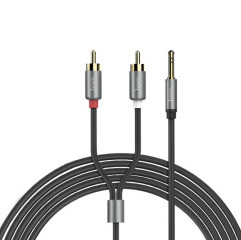 Кабель 3,5 - 2 тюльпан Hoco UPA10 1,5м