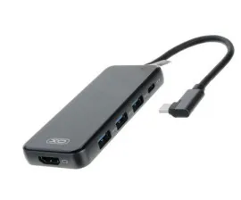 Usb Hub XO HUB002 (Type C to 3Usb+Hdmi+Type C). Фото 2