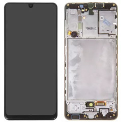 Lcd + Touchscreen Samsung A31/A315 Black з рамкою Original Service pack