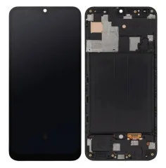 Lcd + Touchscreen Samsung A50/A505/(A305/A30/A507/A50S без рамки) Black Oled з рамкою. Фото 2