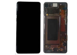 Lcd + Touchscreen Samsung S10/G973 Black з рамкою Original Service pack