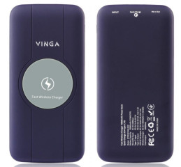 Power Bank (10000mah) Vinga BTPB3510WLROP (wireless)