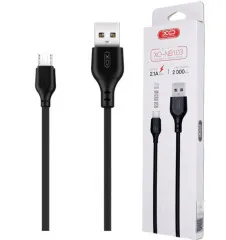 Кабель Usb Micro XO NB103 2m Black. Фото 2