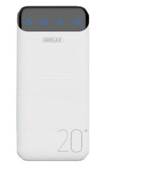 Power Bank (20000mah) GERLAX P5T WHITE