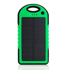 Power Bank(5000mah) Solar протиударний P5 Green