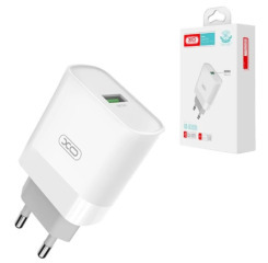 Мзп XO L63 1Usb/15W QC3.0 White. Фото 2