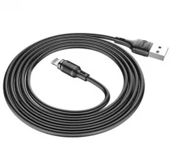 Кабель Usb Iphone 5G магніт Hoco X52 1m Black (packing 31/310). Фото 4