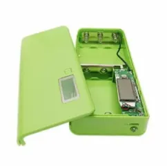 Корпус для Power Bank на 5 Акб 18650 з дисплеєм Green