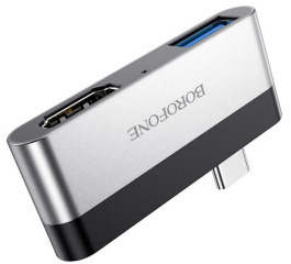 Usb Hub Borofone DH2 (Type C to Hdmi 4K+USB 3.0)