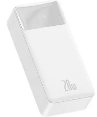 Power Bank (30000mah) Baseus Bipow 20W White. Фото 3