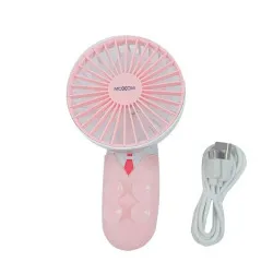 Вентилятор портативний Moxom MX-FN07 Rose. Фото 2