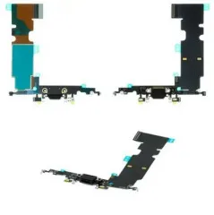 Flat Cable Iphone 8 plus with charge connector Black. Фото 3