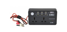 Перетворювач 12V200W (3usb+2 розетки)